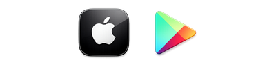 App Store and Google Play